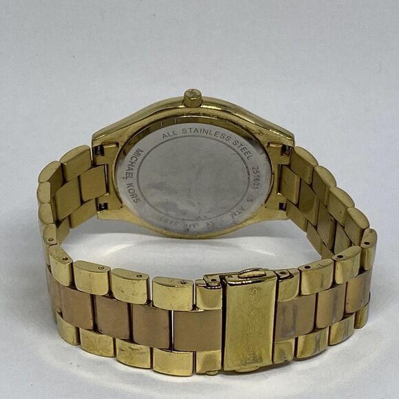 Michael Kors Slim Runway MK3493 Women's Stainless Steel Analog Dial Watch VK765 - Picture 10 of 12